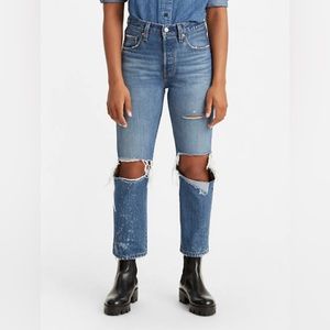 Levi's® Premium 501® ORIGINAL CROPPED WOMEN'S JEANS -31X26